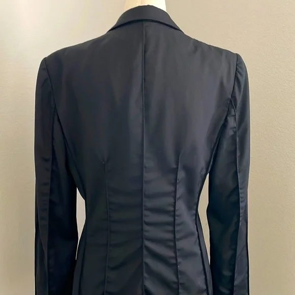 Valentino Miss V Black Pantsuit Size 8 Vintage Valentino - Picture 11 of 16